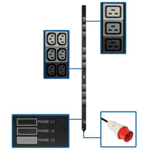 PDU3XV6G20 配电，浪涌保护器