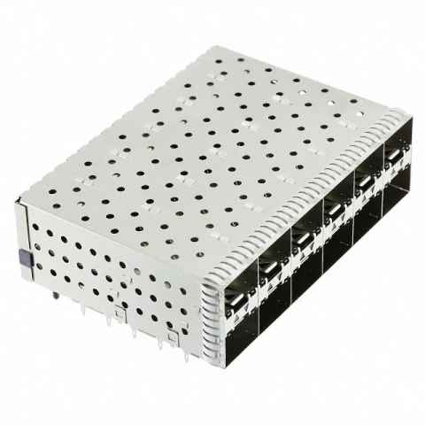 1-2007562-6 带机架的插孔、成组 (2x6)射频同轴连接器