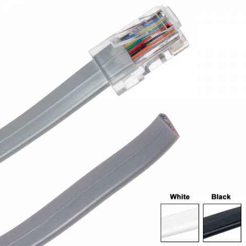 513-26-6400-BL-0050F 模块化以太网电缆（RJ45，RJ11）