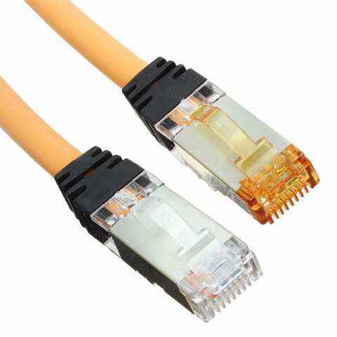 STPK6X2MOR 模块化以太网电缆（RJ45，RJ11）