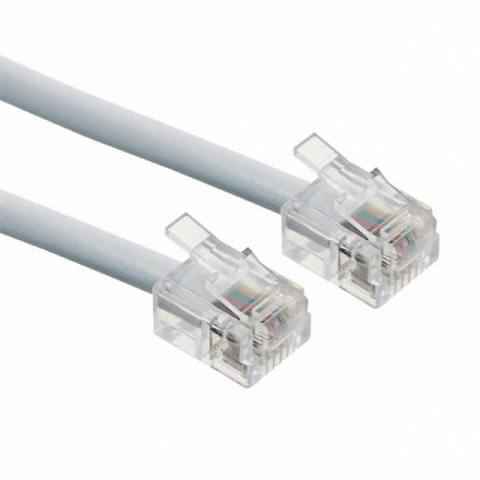 512-26-6400-WH-0014F 模块化以太网电缆（RJ45，RJ11）