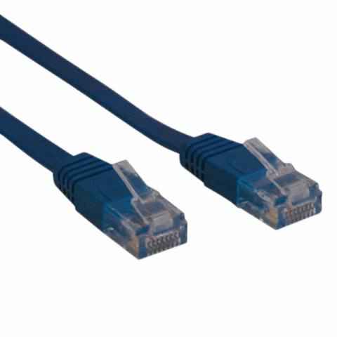 N201-025-BL-FL 模块化以太网电缆（RJ45，RJ11）