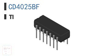CD4025BF 逻辑 - 门和反相器