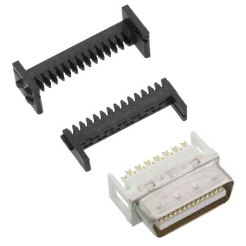 DX30A-28P(50) 中心带触点射频同轴连接器
