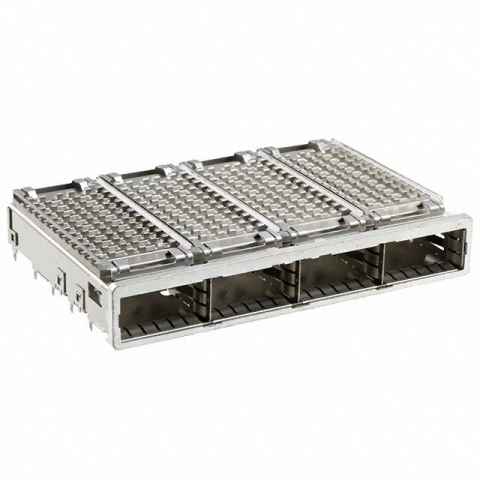 2007625-1 机架、成组 (1 x 4)、带散热器射频同轴连接器
