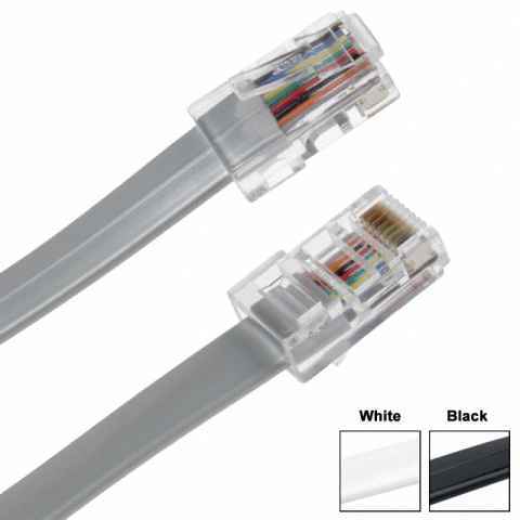 GLF-488-148-502-D 模块化以太网电缆（RJ45，RJ11）
