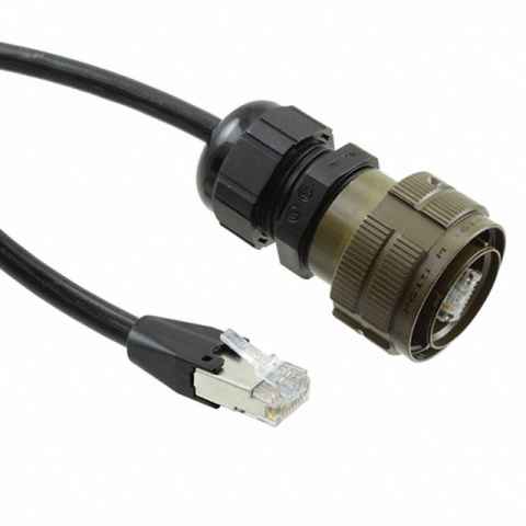 S-RJFTV5E1706PG15 模块化以太网电缆（RJ45，RJ11）