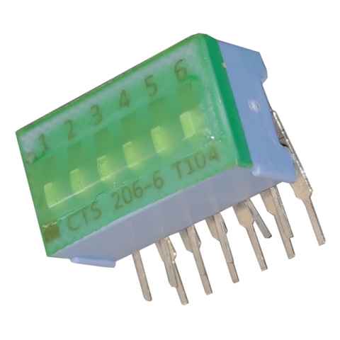 206-6RAST DIP 开关