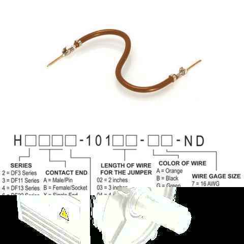 H3AAT-10106-N6 跳线，预压接引线