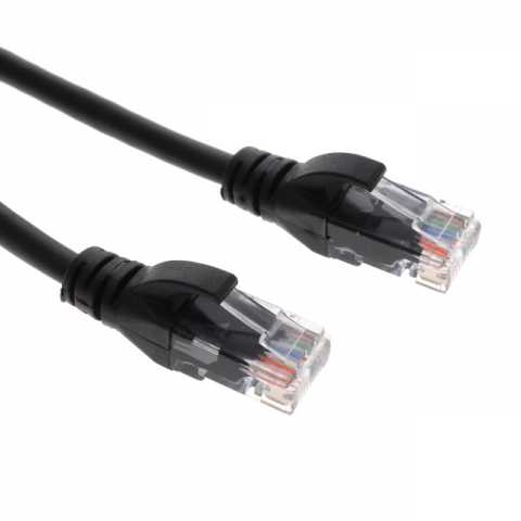 AMJE0808-0100-BKB-24 模块化以太网电缆（RJ45，RJ11）