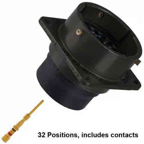 PT02SE-18-32P(025) 射频同轴连接器