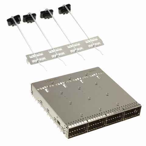 1-2338495-1 成组机架 (1 x 4)射频同轴连接器