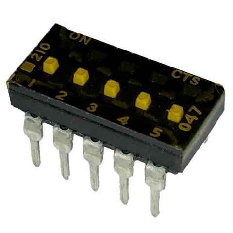 210-5MSTF DIP 开关