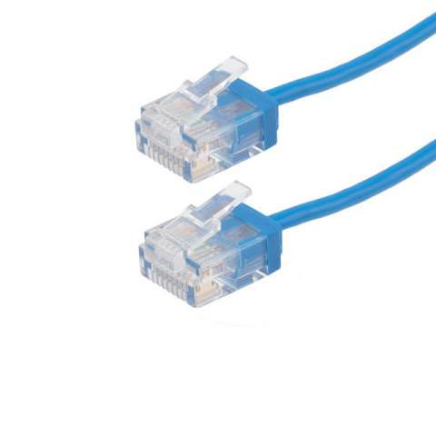 TRD634-BLU-50F 模块化以太网电缆（RJ45，RJ11）