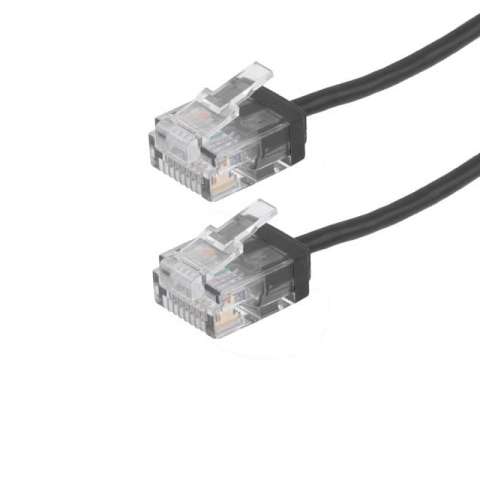 TRD634-BLK-25F 模块化以太网电缆（RJ45，RJ11）
