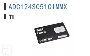 ADC124S051CIMMX 数据采集 - 模拟数字转换器 (ADC)