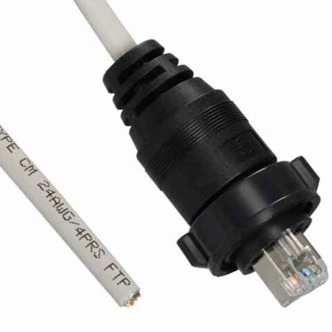A-KAB-RJ45-4S-1M 模块化以太网电缆（RJ45，RJ11）