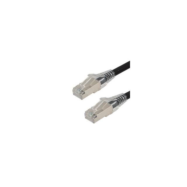 TRD695TAADSZ-BLK-50F 模块化以太网电缆（RJ45，RJ11）
