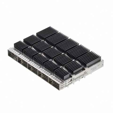 2033711347 机架、成组 (1 x 5)、带散热器射频同轴连接器
