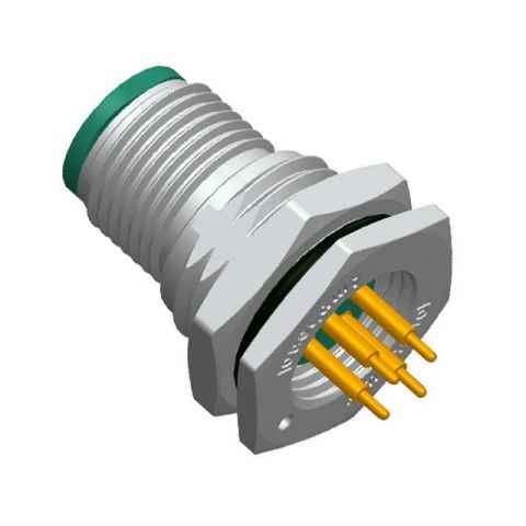 M12D-04PMMP-SF8001 射频同轴连接器