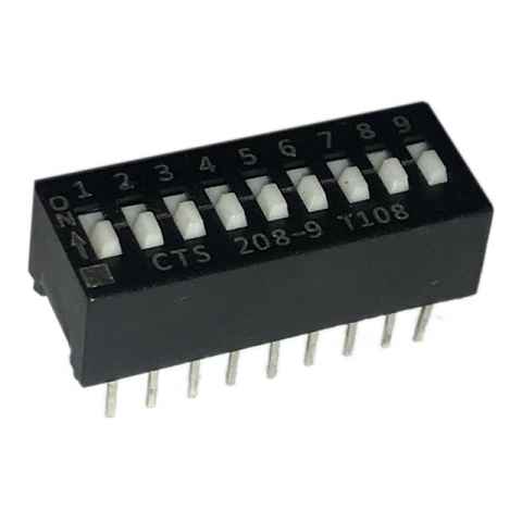 208-9LPST DIP 开关