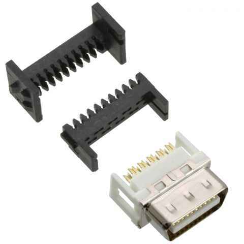 DX30A-20P(50) 中心带触点射频同轴连接器