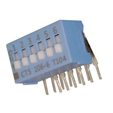 206-6RAS DIP 开关