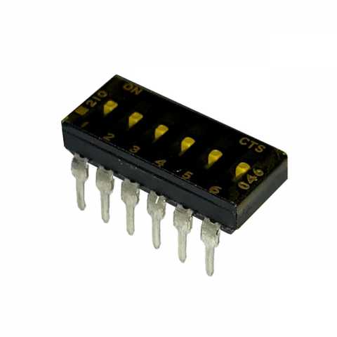 210-6LPST DIP 开关