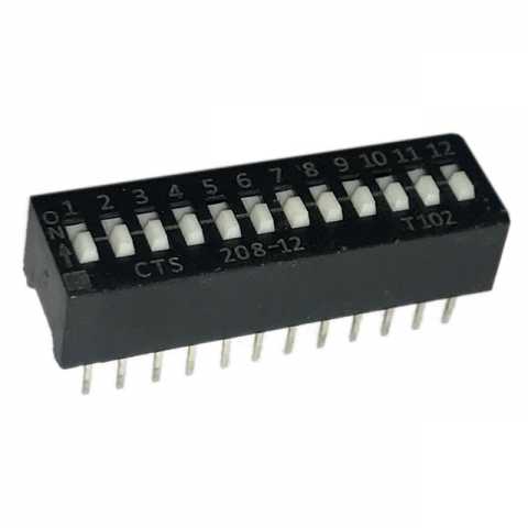 208-12S DIP 开关