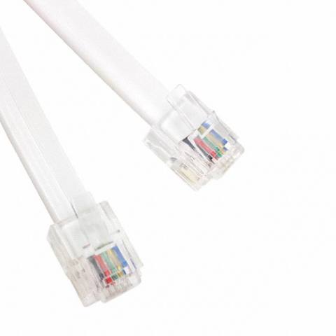 512-26-6600-WH-0014F 模块化以太网电缆（RJ45，RJ11）