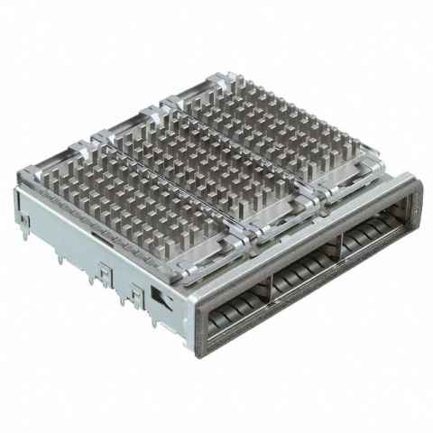 2174769-2 机架、成组 (1 x 3)、带散热器射频同轴连接器