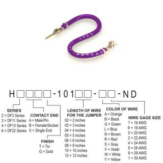 H2ABT-10112-V4 跳线，预压接引线