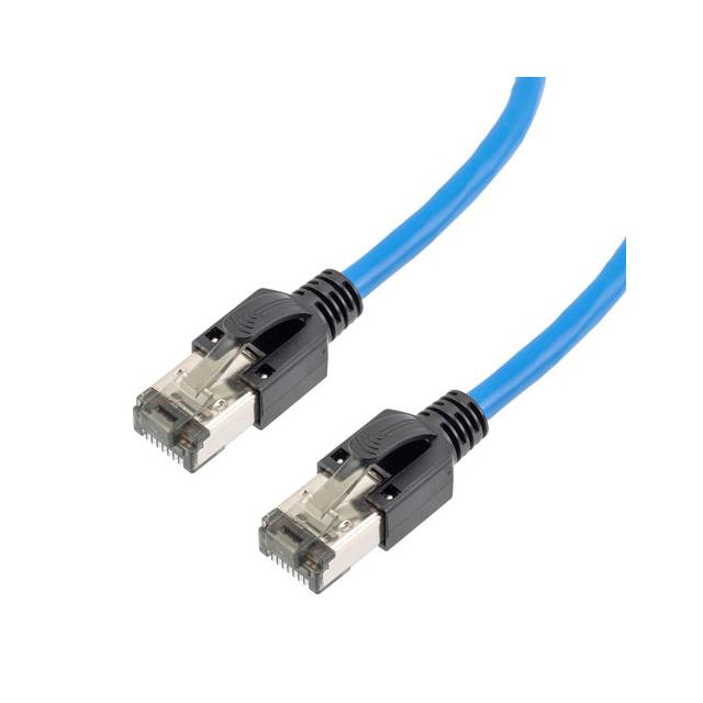 TRD828TR-BLU-10F 模块化以太网电缆（RJ45，RJ11）
