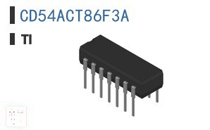 CD54ACT86F3A 逻辑 - 门和反相器