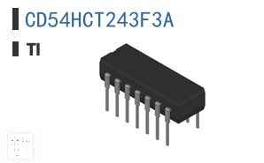 CD54HCT243F3A 接口 - 驱动器、接收器、收发器