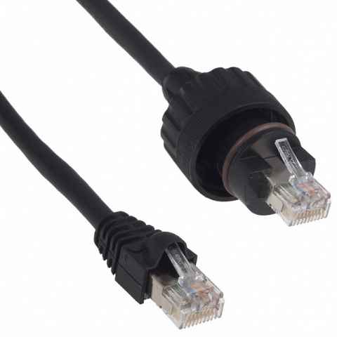 1-1546451-4 模块化以太网电缆（RJ45，RJ11）
