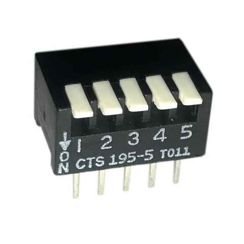 195-5MS DIP 开关