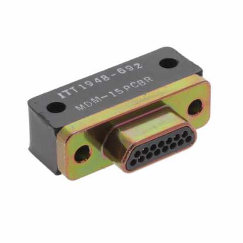 MDM-15PCBR D型、Micro-D射频同轴连接器