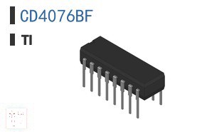 CD4076BF 逻辑 - 触发器