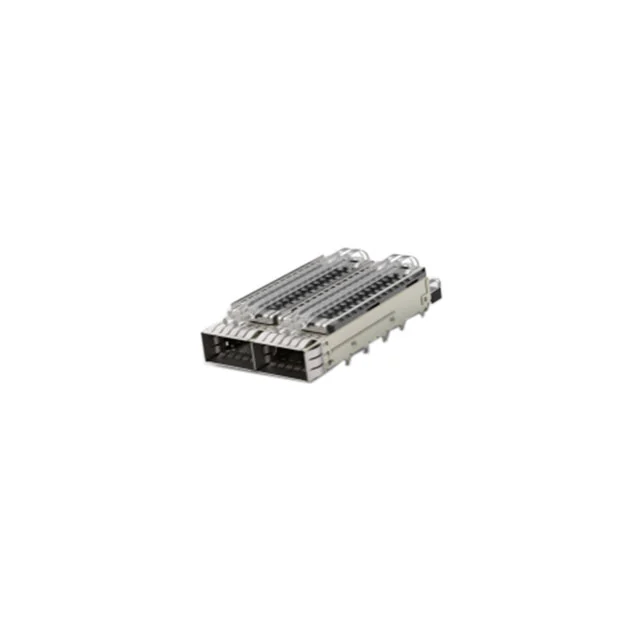 2-2170808-4 机架、成组 (1 x 2)、带散热器射频同轴连接器