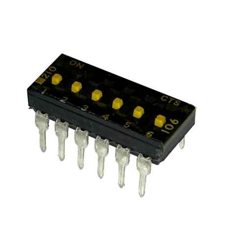 210-6MSTF DIP 开关