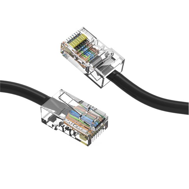 CM-100110BKBSTK 模块化以太网电缆（RJ45，RJ11）