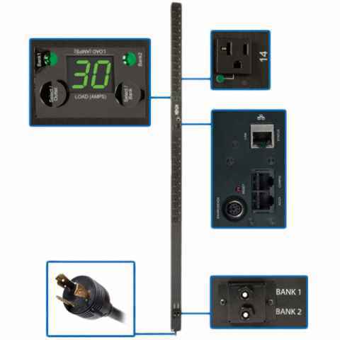 PDUMVR30NET 配电，浪涌保护器