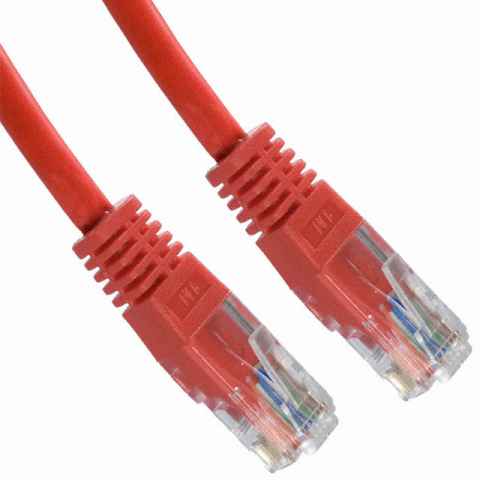 A-MCUP-80100/R 模块化以太网电缆（RJ45，RJ11）