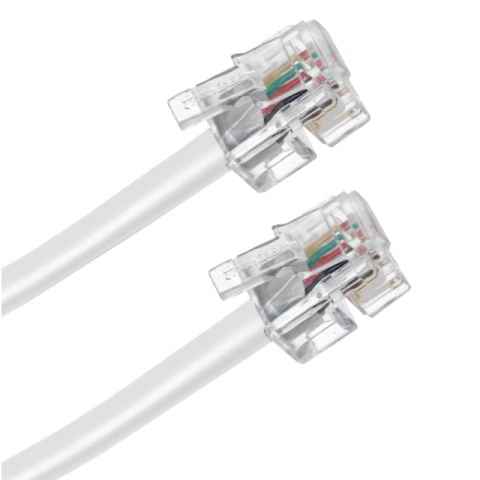 510-26-4400-WH-0012F 模块化以太网电缆（RJ45，RJ11）