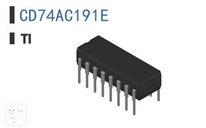 CD74AC191E 逻辑 - 计数器、除法器