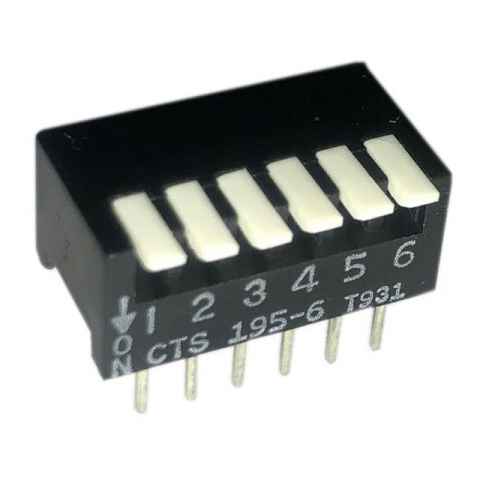 195-6MS DIP 开关