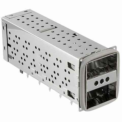 U90-B105-4071-110 带机架的插孔、成组 (2x1)射频同轴连接器