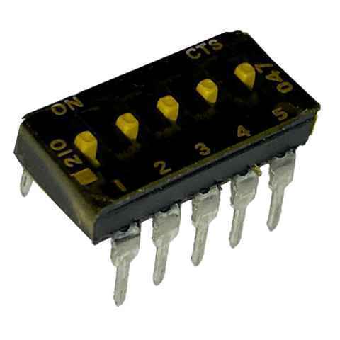210-5MSTD DIP 开关
