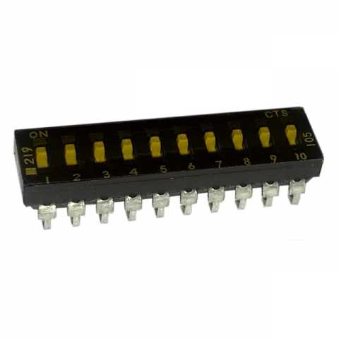 219-10MSTJR DIP 开关
